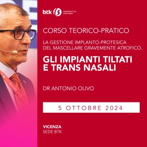 LA GESTIONE IMPLANTO-PROTESICA DEL MASCELLARE GRAVEMENTE ATROFICO. GLI IMPIANTI TILTATI E TRANS NASALI