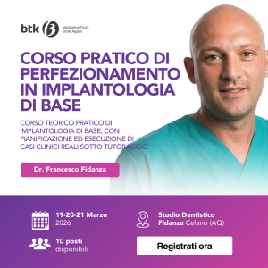 Corso pratico di perfezionamento in implantologia di base