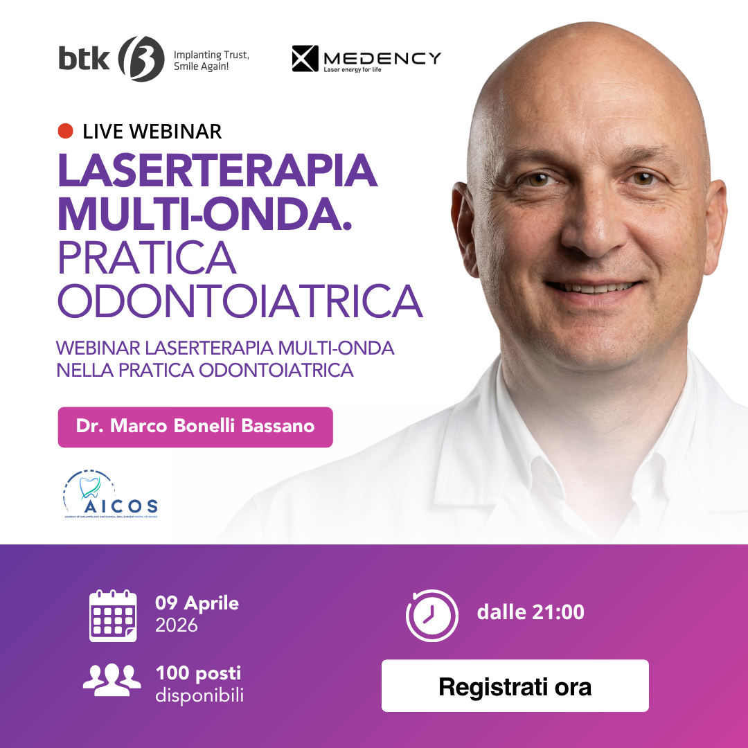 WEBINAR LASERTERAPIA MULTI-ONDA NELLA PRATICA ODONTOIATRICA